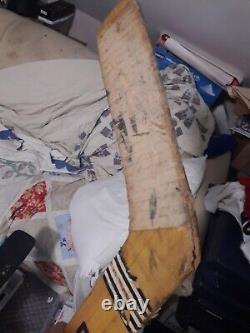 1970's Gary Inness Game Used Goalie Stick Flyers, Penguins, Capitals WHA Racers