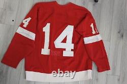 1979-80 Detroit Red Wings game worn used road jersey Dennis Sobchuk