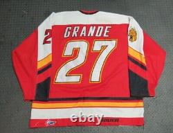 1998-99 Duilio Grande Baie-Comeau Drakkar Game Used Worn QMJHL Hockey Jersey CHL