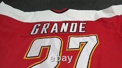 1998-99 Duilio Grande Baie-Comeau Drakkar Game Used Worn QMJHL Hockey Jersey CHL