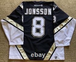 2000-01 Hans Jonsson Pittsburgh Penguins KOHO Game Worn Alternate Jersey Rare