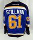 2001-02 St. Louis Blues Cory Stillman #61 Game Used Blue Jersey Dp12132