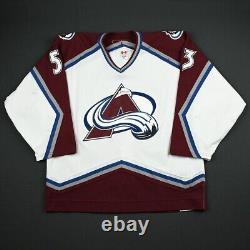 2006-07 Brett McLean Colorado Avalanche Game Used Worn Hockey Jersey NHL MeiGray