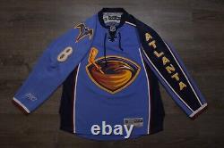 2007-2011 Atlanta Thrashers #8 Alexander Burmistrov Authentic Hockey Game Jersey