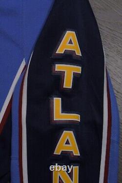 2007-2011 Atlanta Thrashers #8 Alexander Burmistrov Authentic Hockey Game Jersey