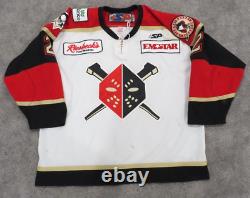 2009-10 Cliff Loya Wheeling Nailers ECHL Game Used Worn Hockey Jersey Captain