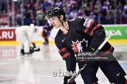 2019 Game Worn Nike Philippe Myers Team Canada IIHF Hockey Jersey Used Black 62