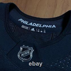 2019 Game Worn Philippe Myers Philadelphia Flyers Jersey Used Black Alternate 58
