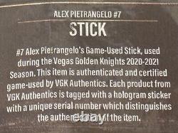 2020-2021 Vegas Golden Knights Alex Pietrangelo Game used Hockey Stick