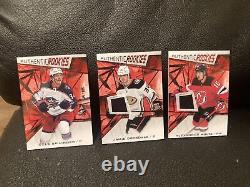 2021-22 Sp Game Used Hockey-authentic Rookies, Auto, Jersey, Patch Ssp#/15 Lot(18)