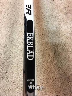 AARON EKBLAD 15'16 Signed Florida Panthers NHL Game Used Hockey Stick COA