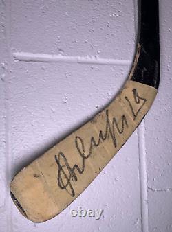 Alexei Yashin rookie era game used Senators hockey stick 21187
