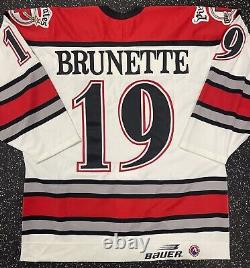 Andrew Brunette'96-'97 Portland Pirates AHL Game Issued (Worn) Jersey 52 MiC
