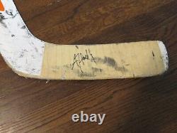 Andrew Hammond Bowling Green Game Used & Signed Warrior Hockey Goalie Stick