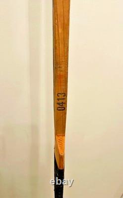 Andy Brown 1976 Goalie Game Hockey Stick, Last Maskless Goalie Indianapolis WHA