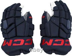 Artemi Panarin New York Rangers Game-Used Navy CCM Gloves from the Item#13468635