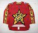 Authentic Nhl All Star Game Jersey Red Yellow Size 52 Adidas Hockey Barzal #13