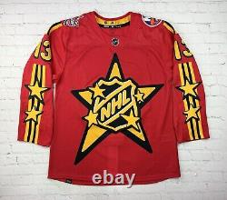 Authentic NHL All Star Game Jersey Red Yellow Size 52 Adidas Hockey Barzal #13