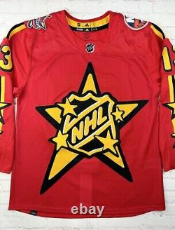 Authentic NHL All Star Game Jersey Red Yellow Size 52 Adidas Hockey Barzal #13