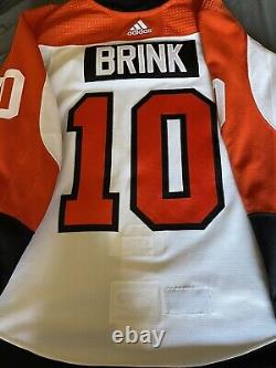 Bobby Brink Game Worn Philadelphia Flyers Jersey 23-24