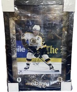Boston Bruins NHL Ray Bourque Signed Frame LE Of 250 withpiece of game used puck