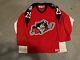Bruno St Jacques Game Used Worn Portland Pirates Red Preseason Jersey