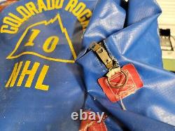 Colorado Rockies NHL Rare Game Used Hockey Equipment Bag