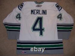 Derek Merlini Plymouth Whalers Game Worn Jersey