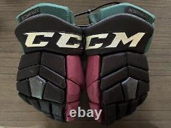 Dylan Guenther Game Used Arizona Coyotes Gloves CCM Kachina