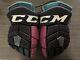 Dylan Guenther Game Used Arizona Coyotes Gloves Ccm Kachina