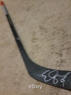 ED JOVANOVSKI 11'12 Signed Florida Panthers Game Used Hockey Stick NHL COA