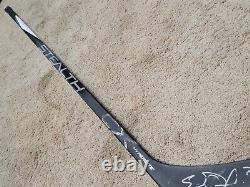 EVGENI MALKIN 15'16 Signed Cup Yr Pittsburgh Penguins Game Used Hockey Stick JT