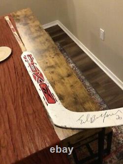 Ed Belfour Game Used Hockey Goalie Stick Florida Panthers