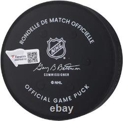 Edmonton Oilers Game-Used Puck vs. Seattle Kraken on January 17, 2023