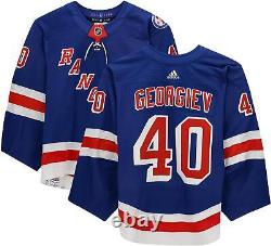 Game Used Alexandar Georgiev New York Rangers Jersey