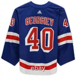 Game Used Alexandar Georgiev New York Rangers Jersey
