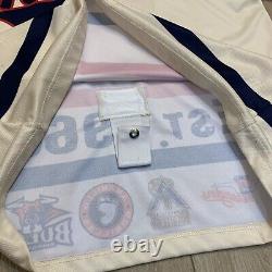 Game Used Amarillo Bulls NAHL Hockey Heritage Jersey Sz 54 XL Signed Autograph