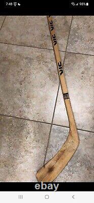 Game Used Bobby Nystrom Hockey Stick Sighned In Person Multiple Players Dynasty