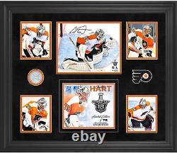 Game Used Carter Hart Flyers Net Collage
