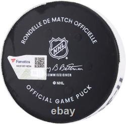 Game Used Charlie Coyle Bruins Unsigned Puck Fanatics Authentic COA
