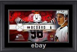 Game Used Connor Bedard Blackhawks Net Collage