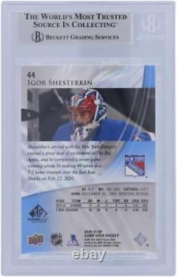 Game Used Igor Shesterkin New York Rangers Hockey Card