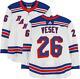 Game Used Jimmy Vesey (new York Rangers) New York Rangers Jersey Item#13218515