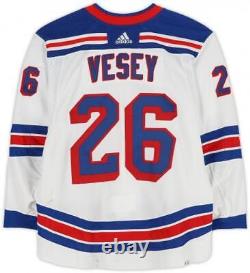 Game Used Jimmy Vesey (New York Rangers) New York Rangers Jersey Item#13218515