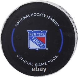 Game Used Johnny Gaudreau Blue Jackets Unsigned Puck