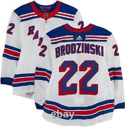 Game Used Jonny Brodzinski New York Rangers Jersey Item#13510723 COA