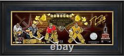Game Used Marc-Andre Fleury Golden Knights 10x30 Net Collage