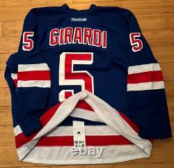 Game Used New York Rangers Dan Girardi Jersey 2015-2016 Season Set #3 Home Blue