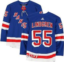 Game Used Ryan Lindgren New York Rangers Jersey
