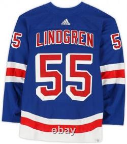 Game Used Ryan Lindgren New York Rangers Jersey